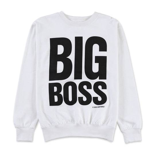 Big Boss Crewneck Sweatshirt (White)