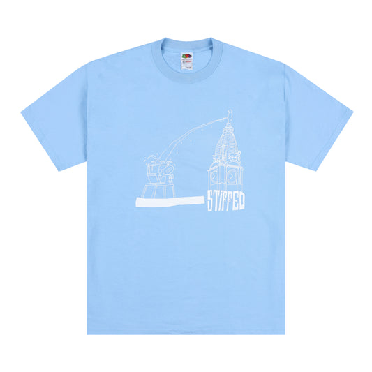 Blue Stiffed Shirt
