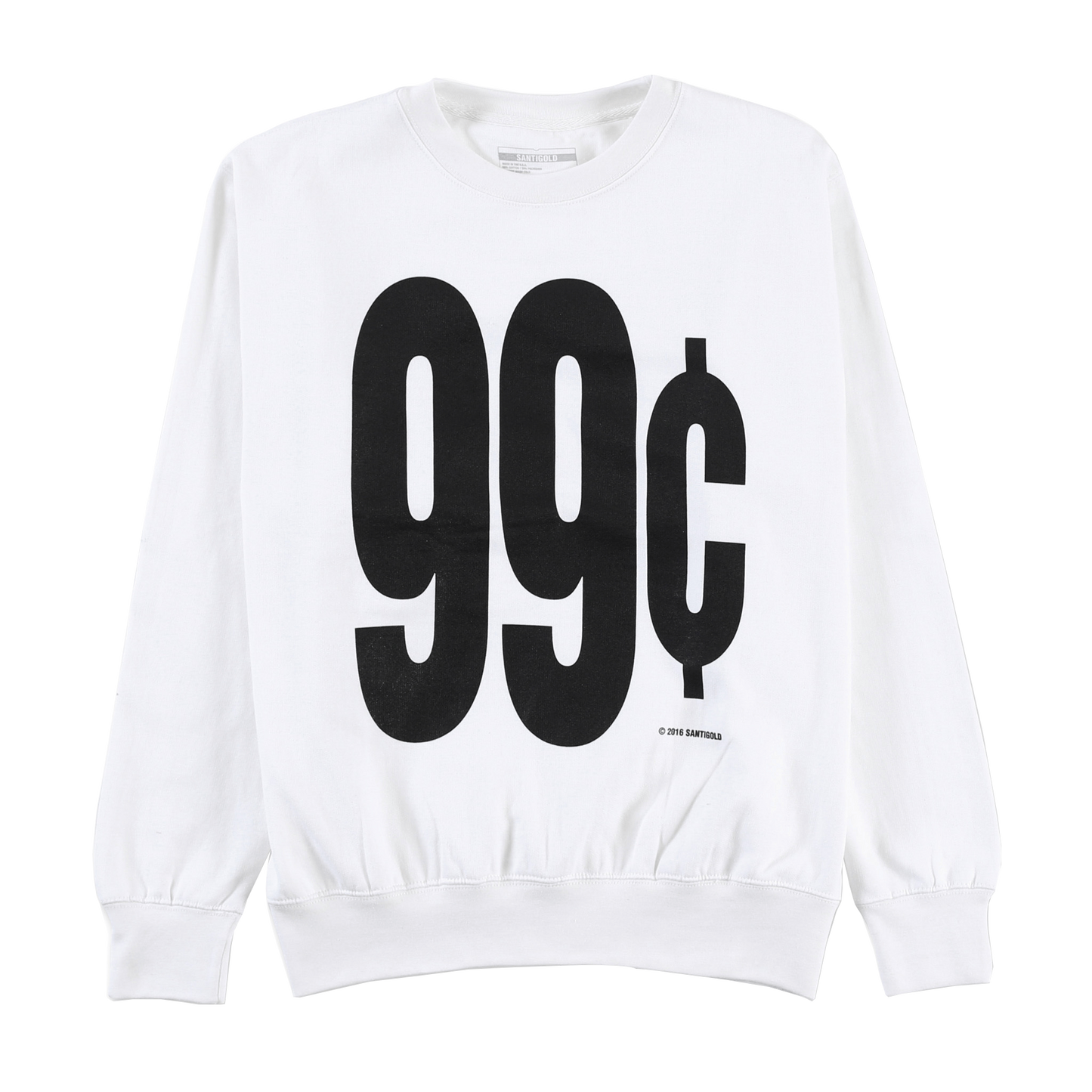 99¢ Crewneck Sweatshirt (White)