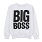 Big Boss Crewneck Sweatshirt (White)