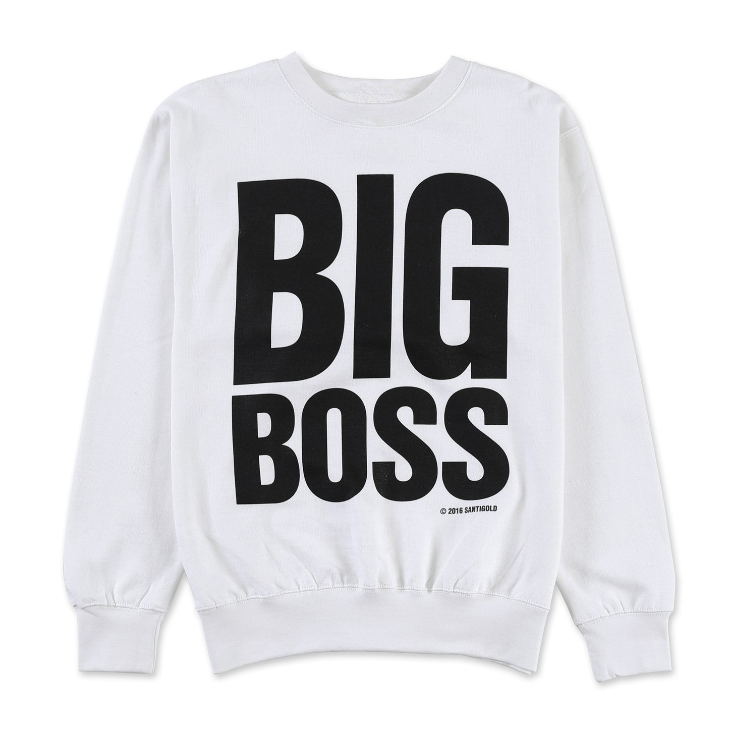 Big Boss Crewneck Sweatshirt (White)