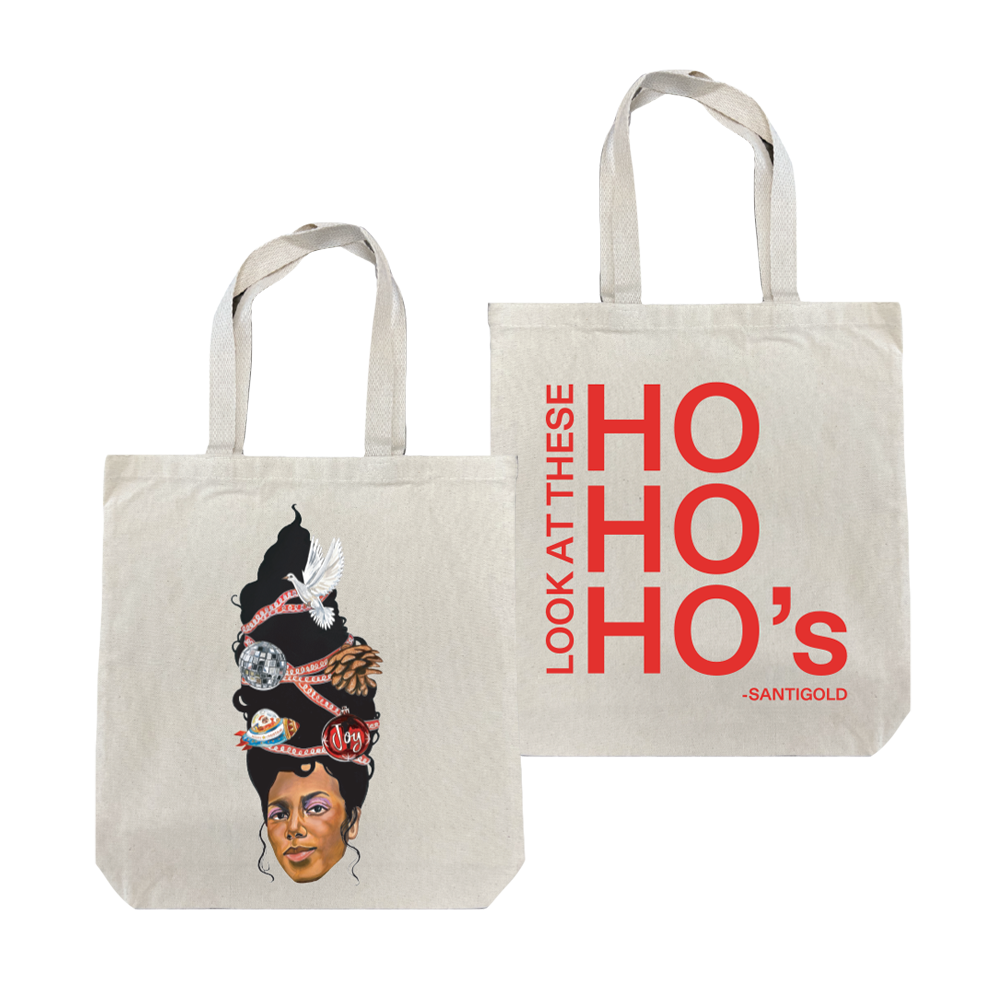 "Look at these HO HO HOs" Tote