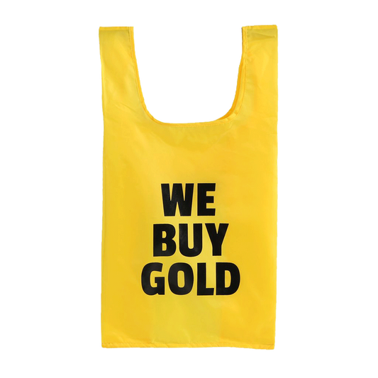 We Buy Gold Tote Bag