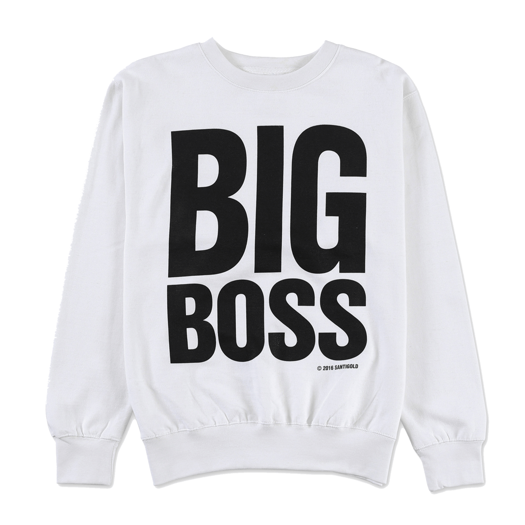 Big Boss Crewneck Sweatshirt (White)