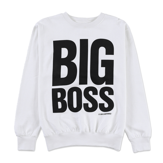 Big Boss Crewneck Sweatshirt (White)